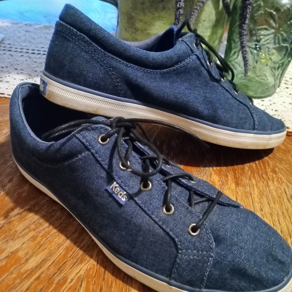 Keds Ladies Navy Sneakers